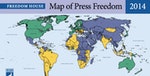 今天我們慶祝世界新聞自由日，卻只有14%的人活在新聞自由的國度