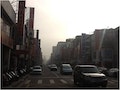 PM2.5濃度125μg/m3的街景