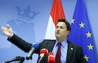Luxembourg's Prime Minister Bettel holds a news conference after a European Union leaders summit in Brussels