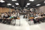 培道中學亦有超過80位同學罷課。Photo Credit: 香港獨立媒體網 