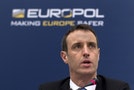 Director of Europol Rob Wainwright outlines details of arrests during "Operation Rescue" linked to a global child abuse network during a news conference in The Hague