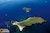 澎湖群島持續數百萬年的火山運動大約在800萬年前於南方四島的東嶼坪畫下句點，與對面的西嶼坪隔海相望。攝影：齊柏林