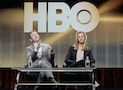 Creators and executive producers Michael Patrick King and Lisa Kudrow of "The Comeback," speak during TCA Cable Summer Press Tour in Beverly Hills