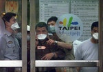 VISITORS TO A HOSPITAL IN TAIWAN FIND THEMSELVES QUARANTINED INSIDE.