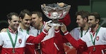 首度在台維斯盃奪冠的瑞士隊。Photo Credit: AP / 達志影像