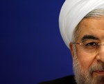伊朗總統魯哈尼（Rouhani）今年度於上海參加CICA高峰會（Conference on Interaction and Confidence Building Measures in Asia）時所攝。Photo Credit: Reuters/達志影像