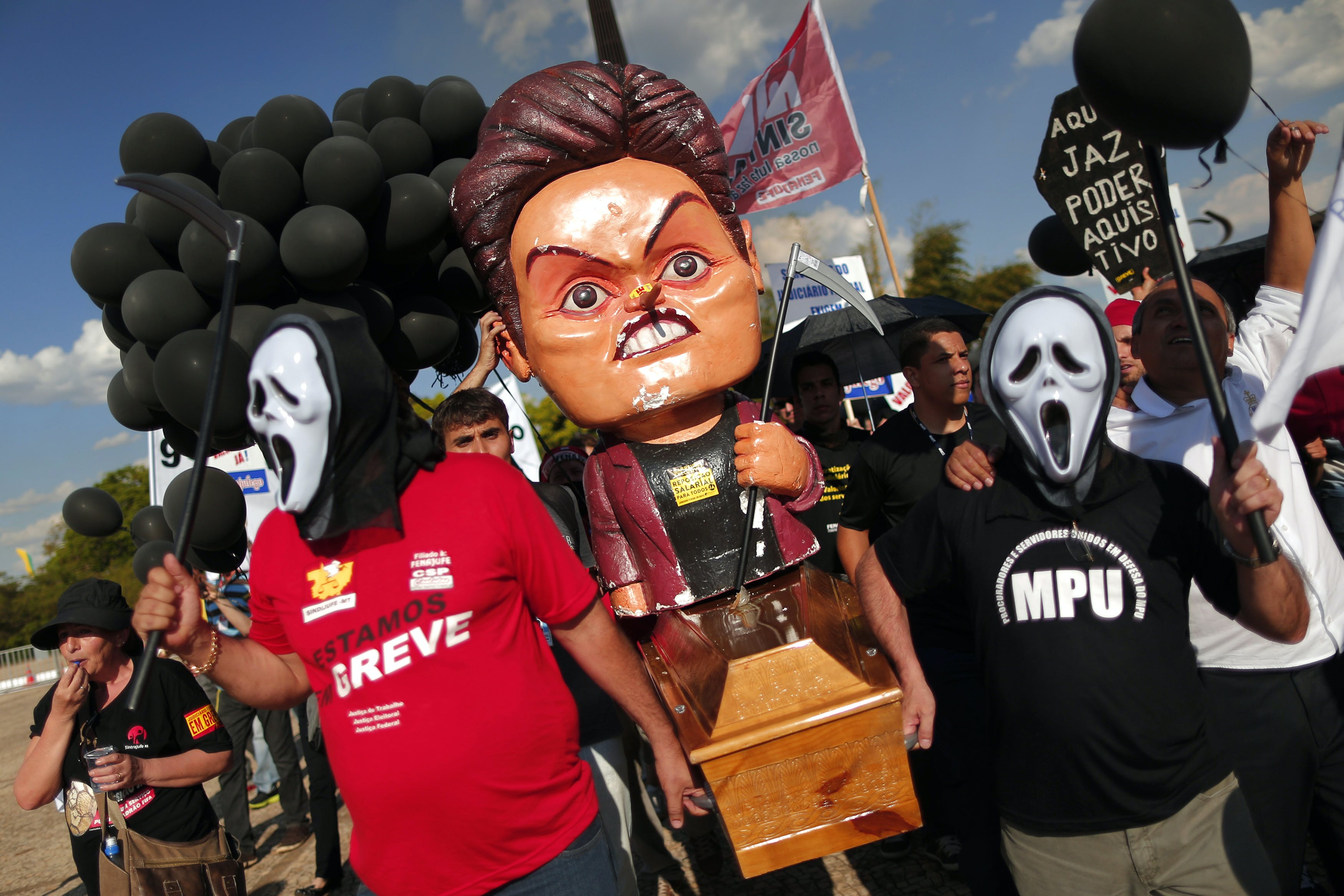反羅賽芙貪腐無能 巴西全國串聯上街要求彈劾
