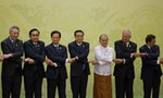 Lee Hsien Loong, Prayuth Chan-ocha, Nguyen Tan Dung, Li Keqiang, Thein Sein, Najib Razak, Hassanal Bolkiah