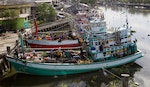 泰國龍仔厝府（Samut-Sakhon）的漁船。Photo Credit：AP/ 達志影像