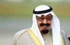Saudi Arabia's King Abdullah arrives at Heathrow Airport in west London