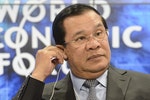 柬埔寨總理洪森上週赴瑞士參加世界經濟論壇。Photo Credit：AP/ 達志影像