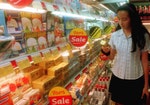 泰國LINE即將推出線上買菜服務。圖為泰國超市。Photo Credit：AP/ 達志影像