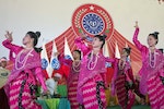 緬甸若開邦節的表演。Photo Credit：AP/ 達志影像 