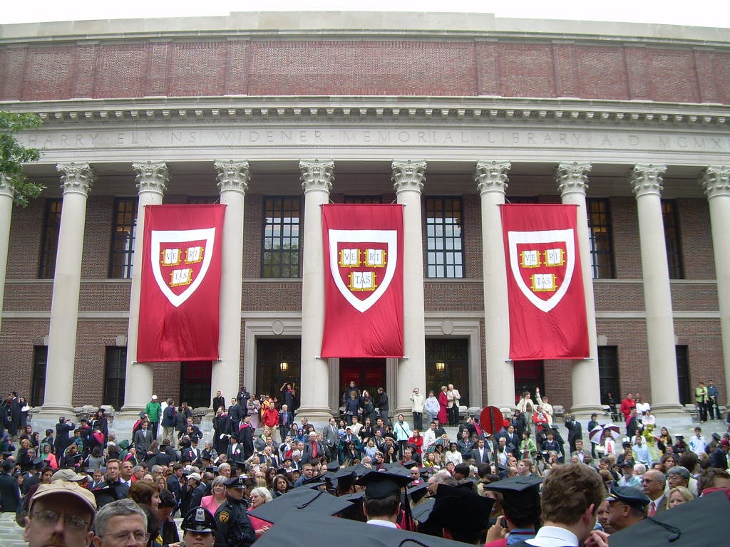Harvard Widener Library 哈佛大學