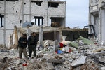 今年1月，卡巴尼城被庫德族奪回，圖為城內的景象。Reuters 達志影像。