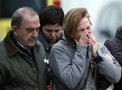 Family members of passengers feared killed in Germanwings plane crash react at Barcelona's El Prat airport