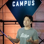 Simon Lee，Flitto創辦人之一，暢談創業心路。Photo Credit: google campus