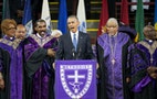 悼教堂槍擊案罹難牧師 歐巴馬領唱《奇異恩典》弭仇恨