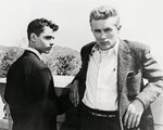 Sal Mineo and James Dean in Rebel Without a Cause