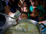 Philippines - Feeding program initiated by a child advocates group