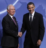 Barack Obama, Najib Razak