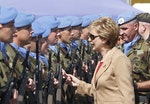 愛爾蘭女總統瑪莉麥卡利斯(Mary McAleese)，任期1997-2011。　Photo Credit: AP/達志影像