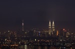 View of skyline of Malaysia's capital Kuala Lumpur