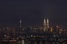 View of skyline of Malaysia's capital Kuala Lumpur
