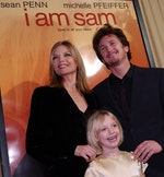 US actors Sean Penn (R), Michelle Pfeiffer (L) and