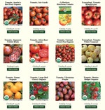 這是美國農民合辦的Seed Savers Exchange 平台中，蕃茄的目錄其中一頁。它提供了農民一個分享渠道，讓不同的品種得以被紀錄和採用。