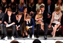 Front row at the Burberry _London In Los Angeles_ event