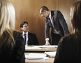 Businessmen arguing in a meeting