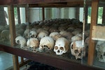 吐斯廉屠殺博物館的紅色高棉受害者頭骨。Photo Credit：wikipedia 