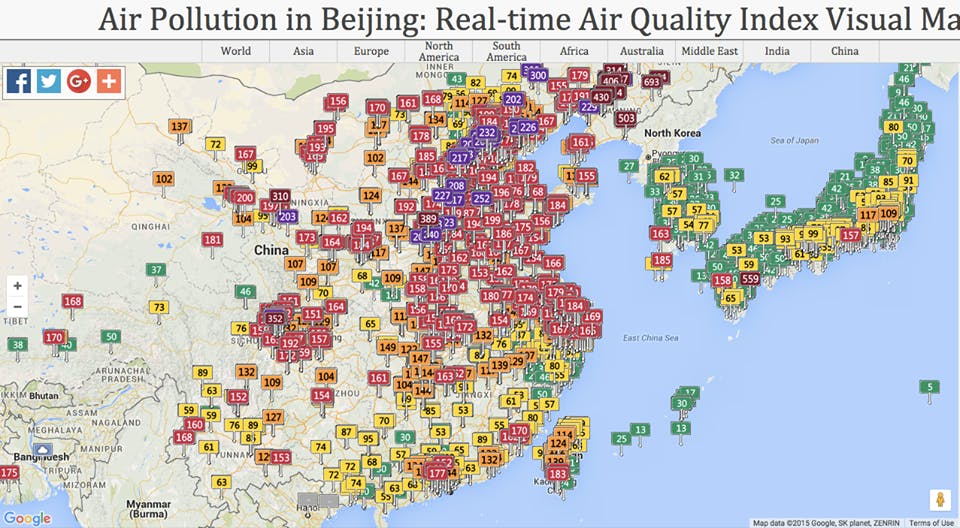 Taiwan's Current Serious Air Pollution Has Nothing To Do With China