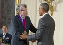 史蒂芬金 Obama Presents Arts and Humanities Medals