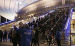 大批球迷疏散。photo credit: Reuters/達志影像