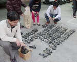台南市動保處查獲五金業者違法販售獸鋏。　台灣動物新聞網資料照(蕭士塔/攝)