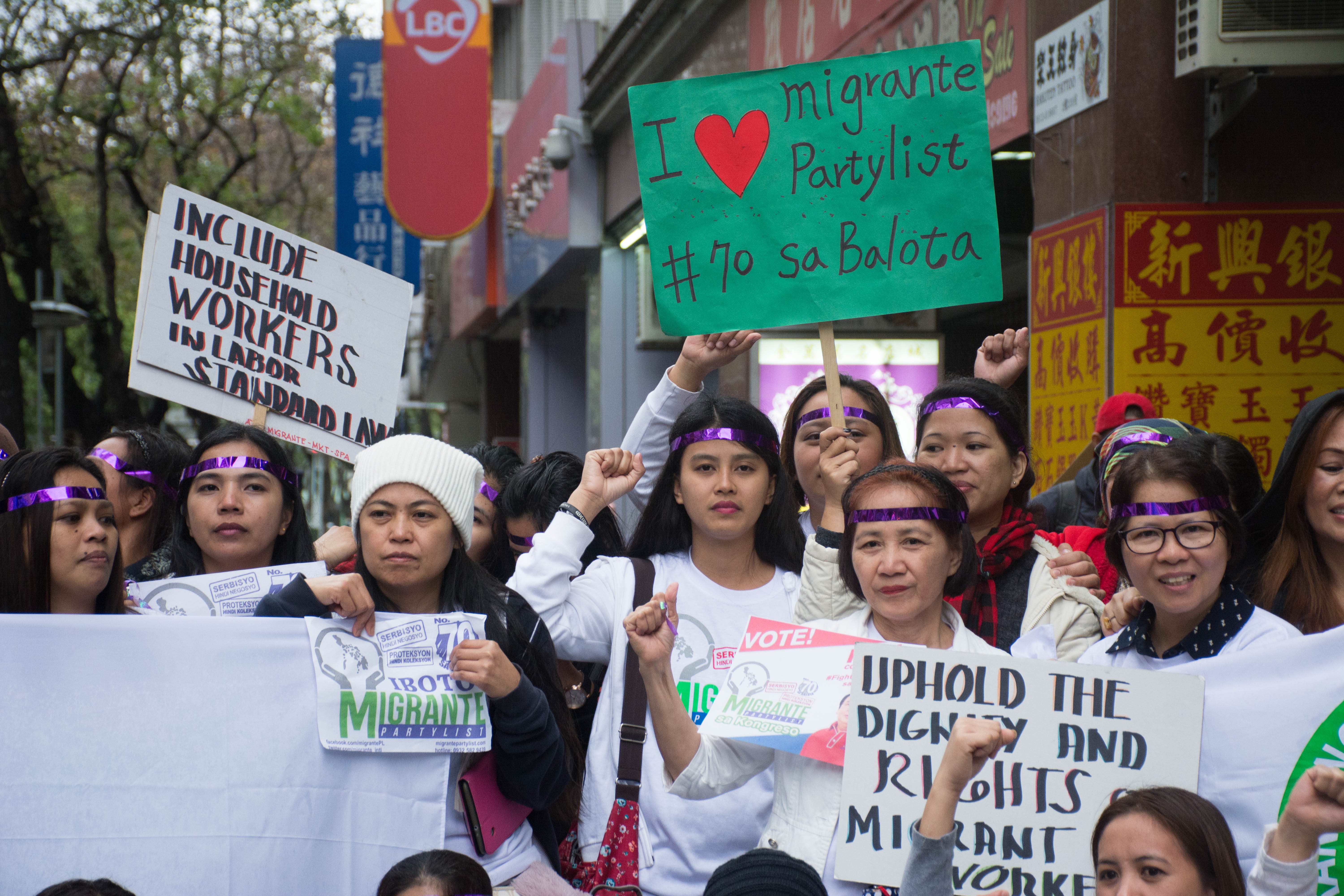 情人節她們不慶祝，而是號召「十億人起義」要求重視女性移工權益