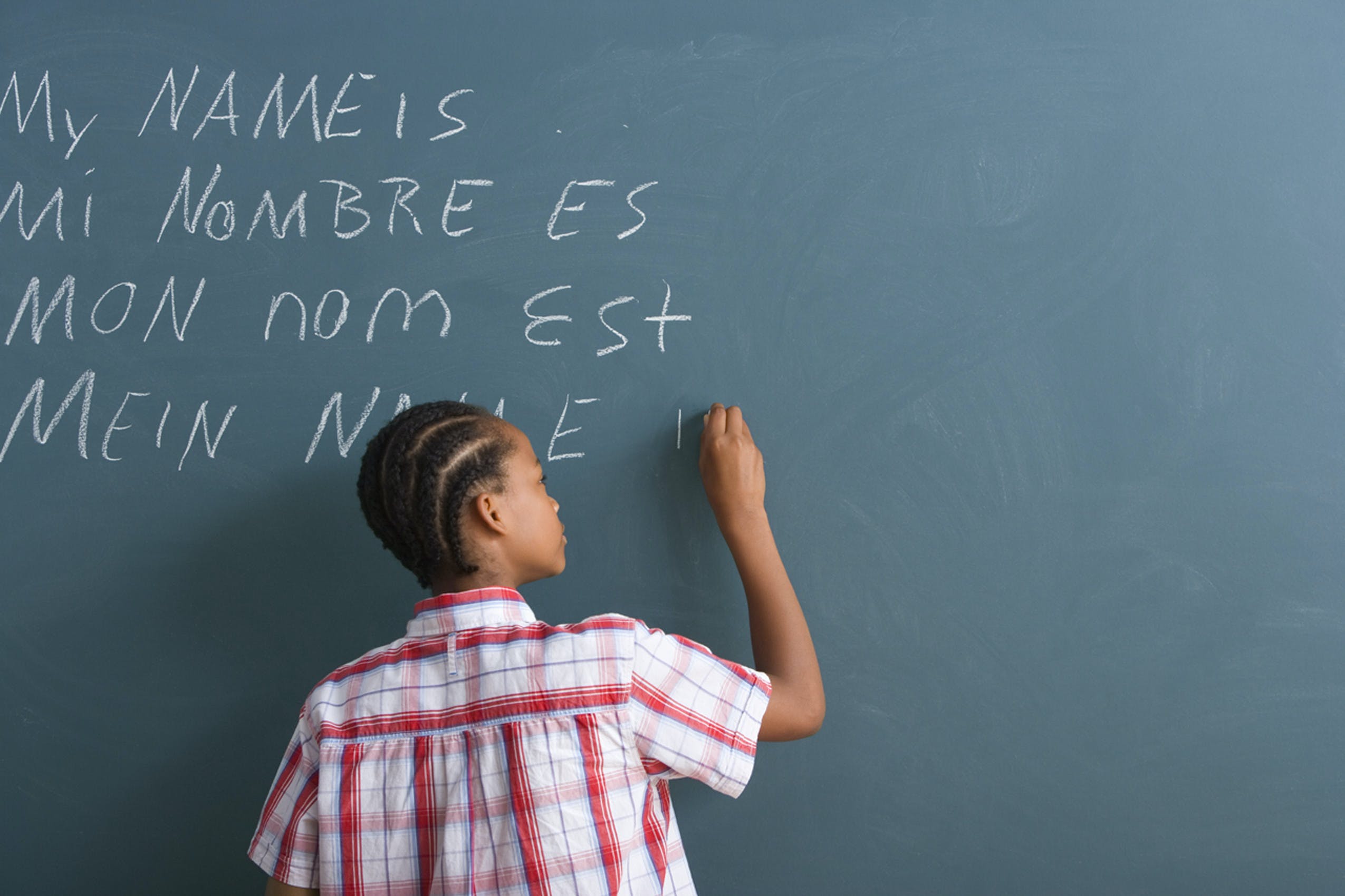 外語學習＿Student Writing Languages on Blackboard