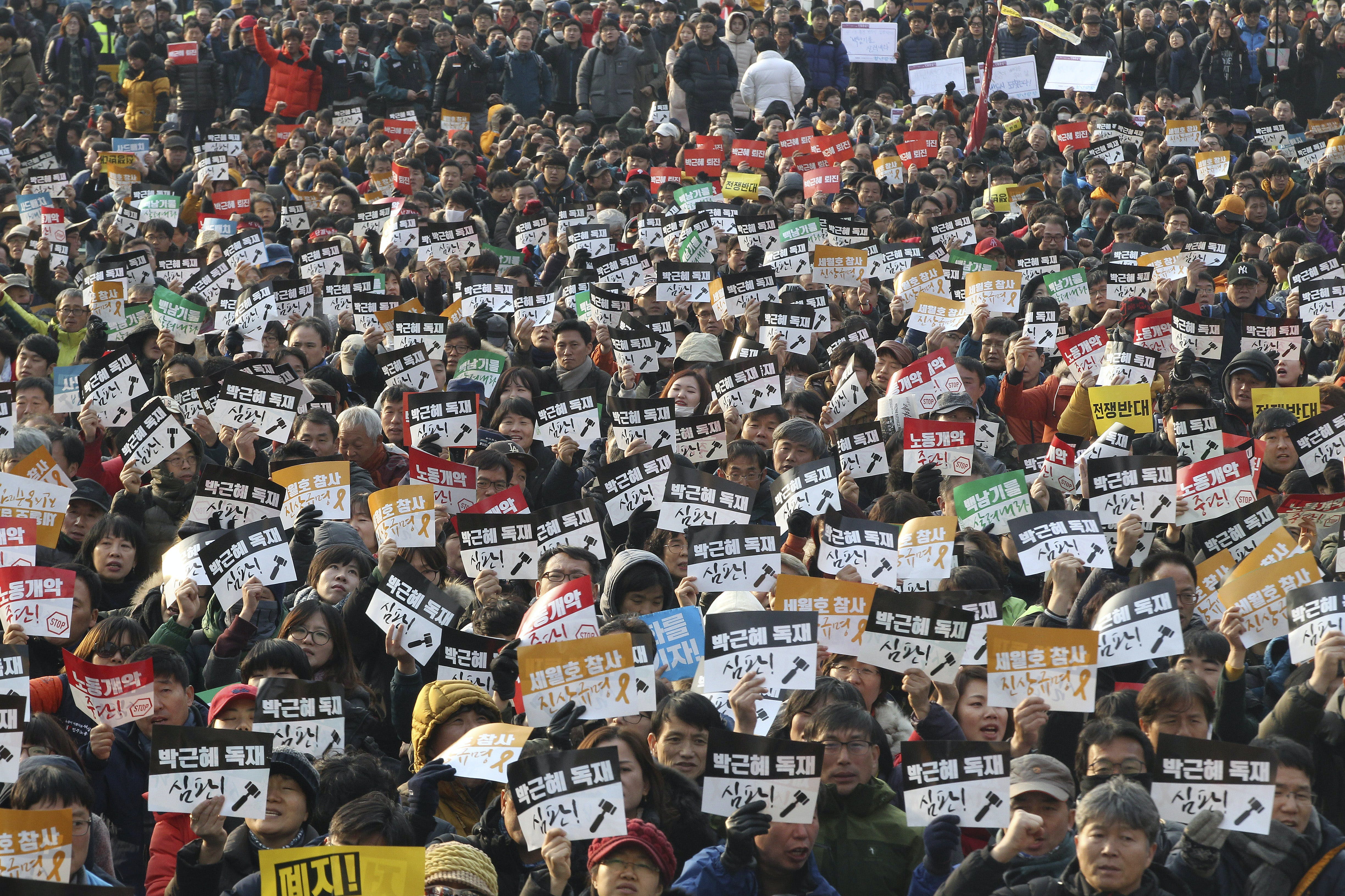South Korea Protests