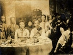 1933年第九回台展評審與畫家在李梅樹邸交流。Photo Credit：TIDF提供、立石壽美女士授權