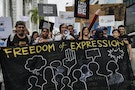 Rally For Press Freedom in Malaysia