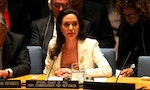 ANGELINA JOLIE ATTENDS UN SECURITY COUNCIL MEETING, NEW YORK