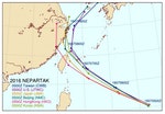 各國氣象作業單位之官方颱風路徑-600x414