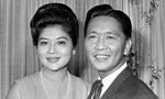PRESIDENT-ELECT MARCOS AND WIFE