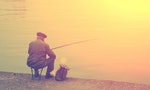 old man fishing_老人釣魚