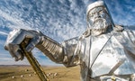 成吉思汗 The world's largest equestrian statue. The leader of Mongolia, Genghis Khan.