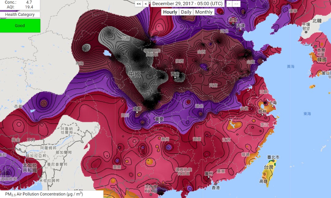 中國西北飄來的是「霧霾」還是「沙塵暴」？環保署：跨年夜的台灣空汙達最高峰