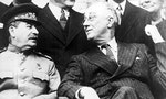 史達林 小羅斯福 Joseph Stalin and Franklin Delano Roosevelt at the Tehran Conference.