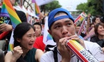 PHOTO STORY: Taiwan Reacts to Landmark Gay Marriage Ruling 